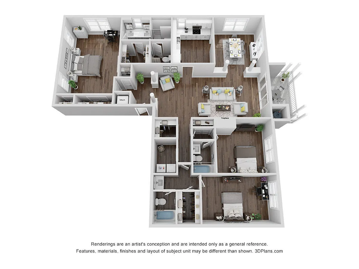 Floor plan The Queens