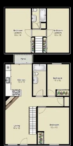 Floor plan Willowbrook 4 Bedroom