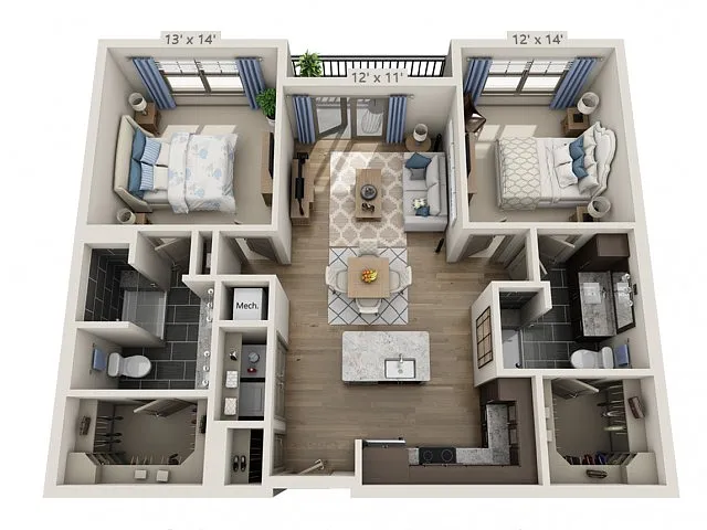 Floor plan Clapton