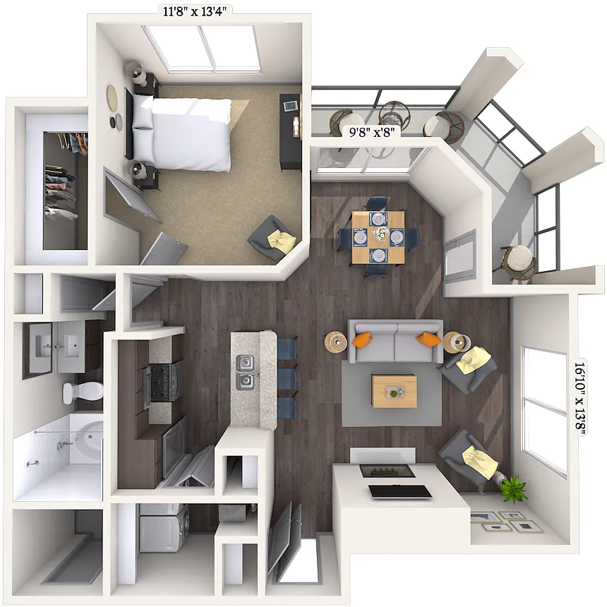 Floor plan 11B