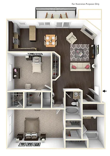 Floor plan B2-B