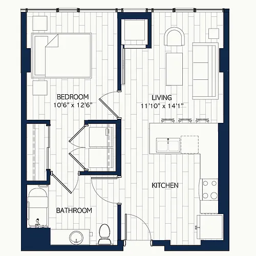 Floor plan 1CH10