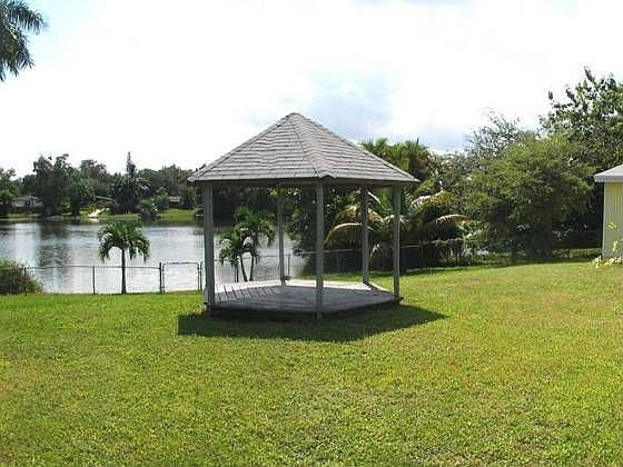 Enjoy the lake from the gazebo
