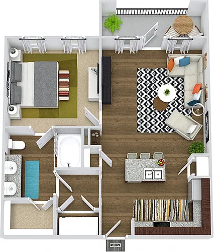 Floor plan The Encanto