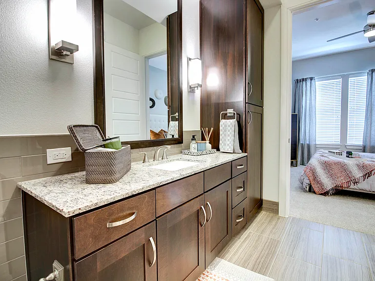 Bathroom and Bedroom The Maxwell