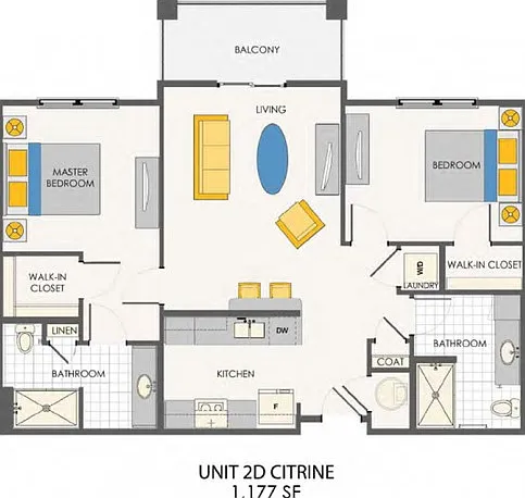 The Citrine | 2 bed / 2 bath The Citrine | 2 bed / 2 bath