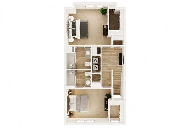 Floor plan The Nichols Townhome
