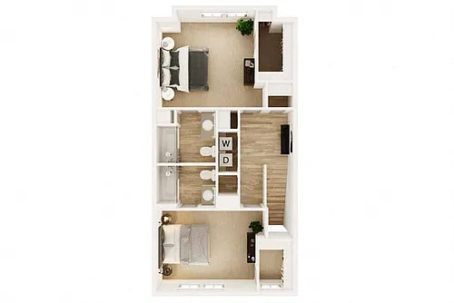 Floor plan The Nichols Townhome