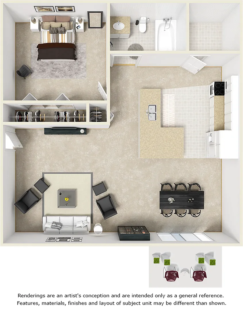 Floor plan Serenity w/ Wood-Style Floors