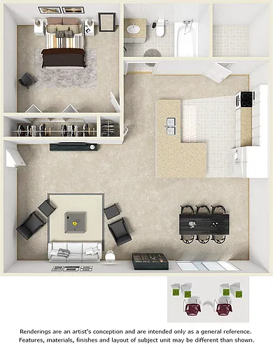 Floor plan Serenity w/ Wood-Style Floors
