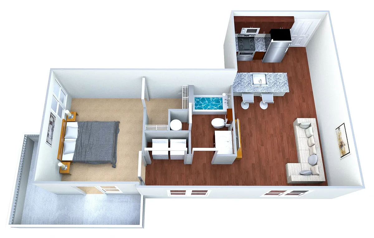 Floor plan Legacy 1-F