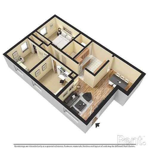 Floor plan 3 BED 1 Bath