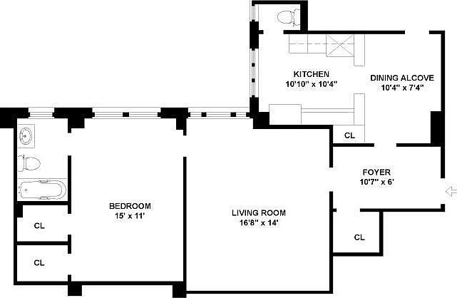 2nd image of 210 W 101st St APT 15K