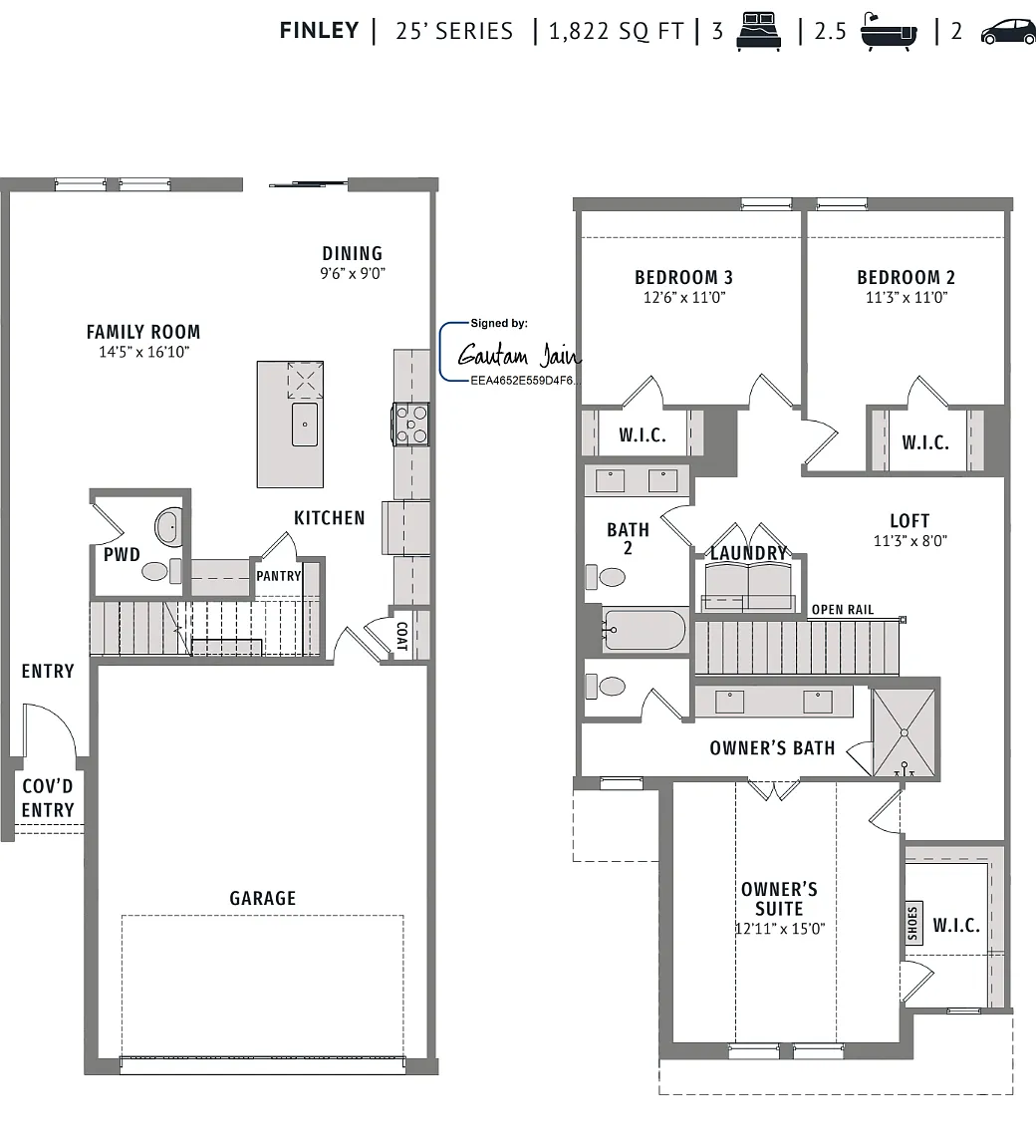 3 bed, 2.5 bath, 1822 sqft, $3,000 — Photo 3