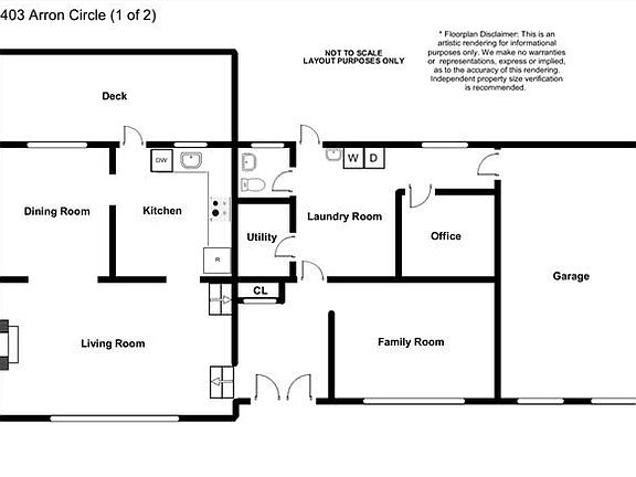 Main and lower level floor plan