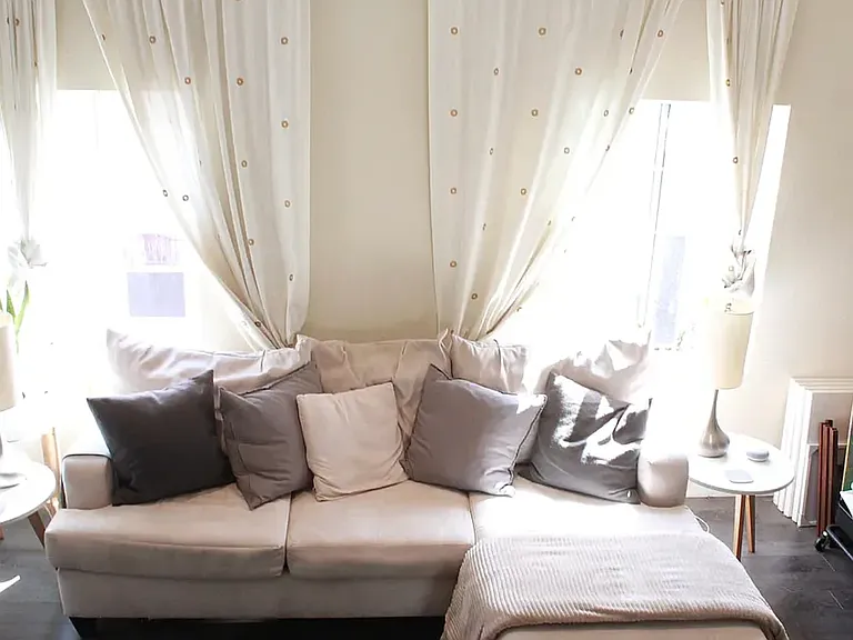 Living room w/ natural light concept