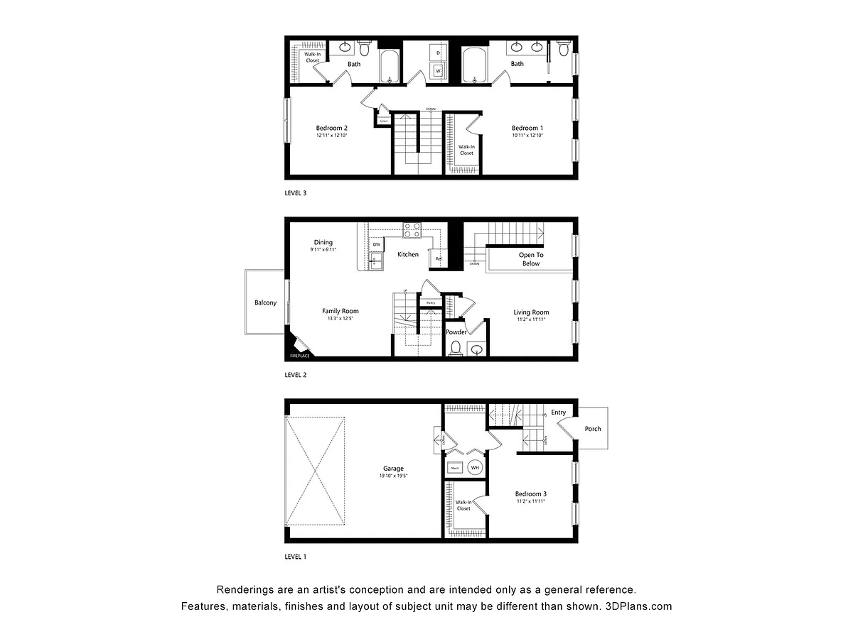 Floor plan The Bluff