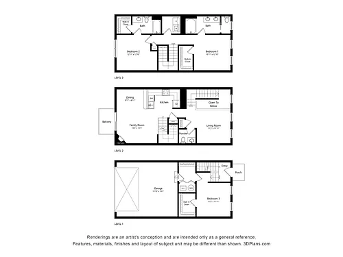 Floor plan The Bluff