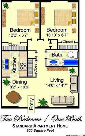2/1 Floorplan