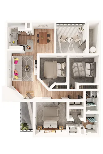 Floor plan La Paz