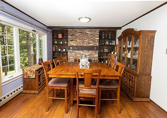 Dining Room with Fireplace
