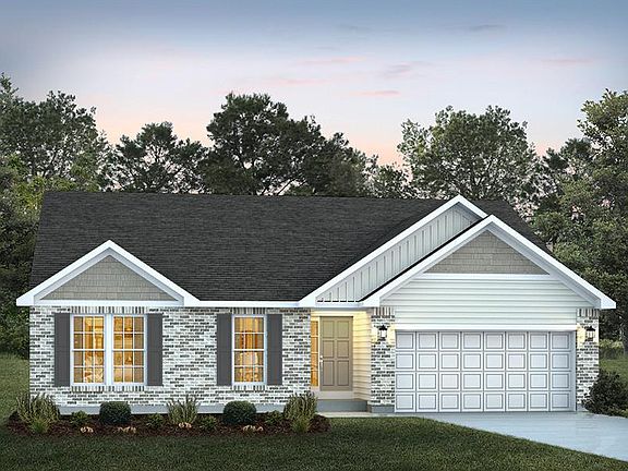 Elevation B with Brick