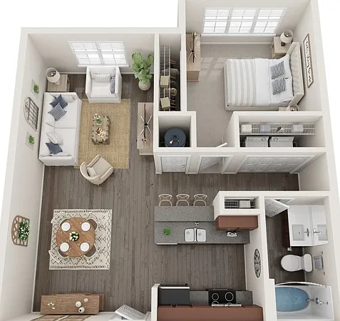 The Bruins - One Bedroom 749 sqft The Bruins - One Bedroom 749 sqft
