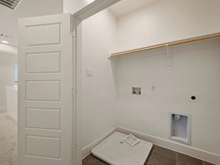 Laundry room with provided (not shown) brand new washer and dryer; located on upper floor with Master Bedroom and Bedroom #2