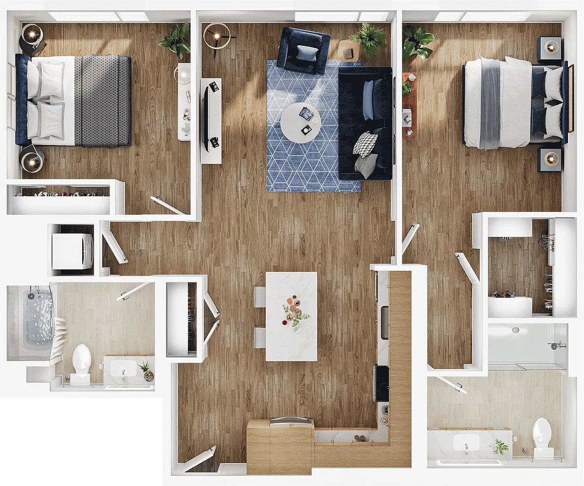 Floor plan B21