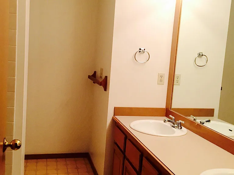 Hallway bathroom
