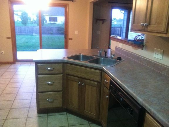 entering kitchen from garage