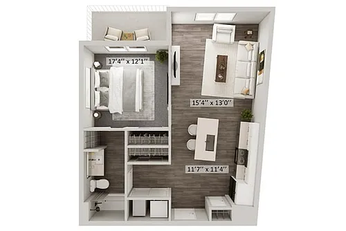 Floor plan Riverside