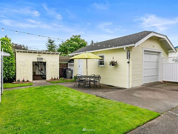 Garage and garden shed