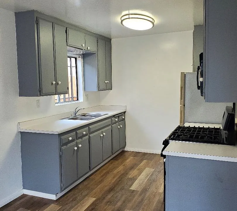 Kitchen with updated lighting