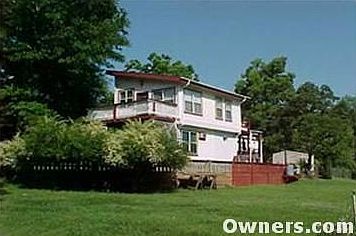 Rear with 2-story addition