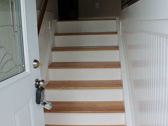 NEW HARDWOOD STAIRS