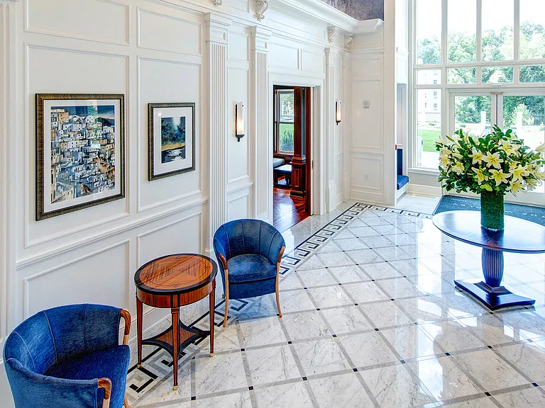 The stunning opulent foyer