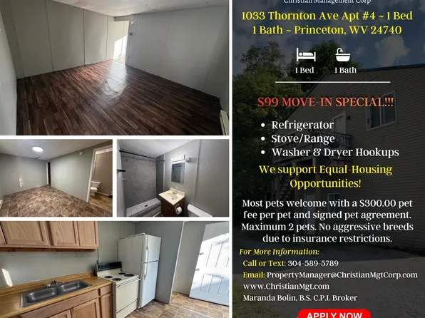 1033 Thornton Ave #4, Princeton, WV 24740