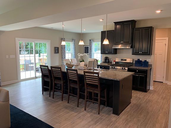 Kitchen seen from great room