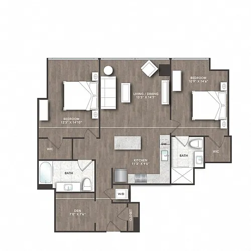 Floor plan T Units
