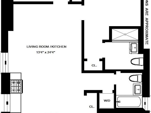 2nd image of 211 W 102nd St APT 5C