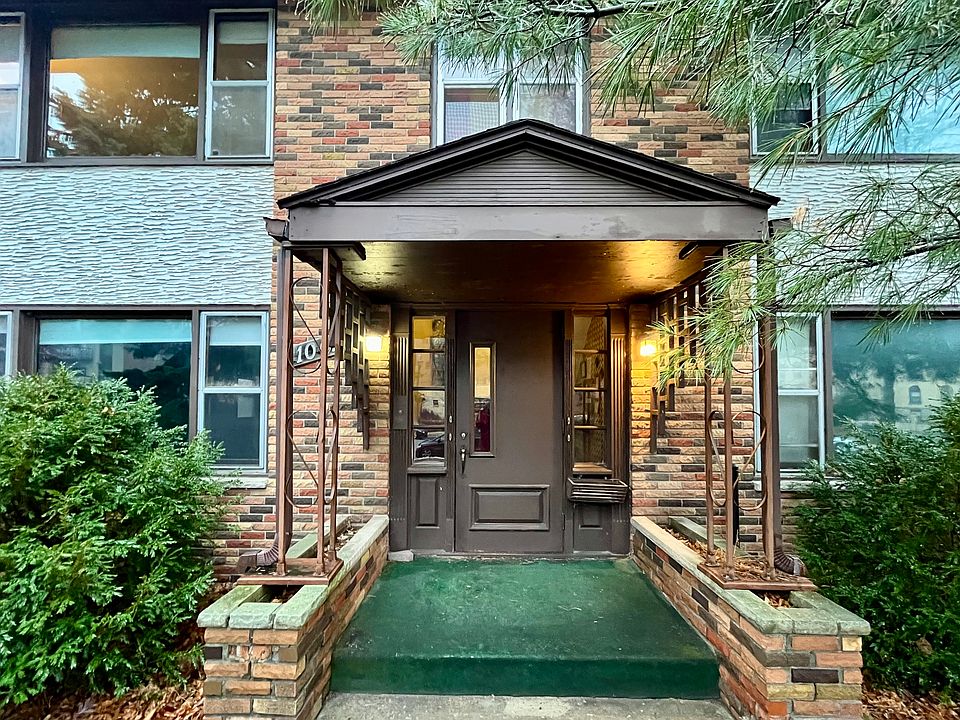 Front door of fourplex.