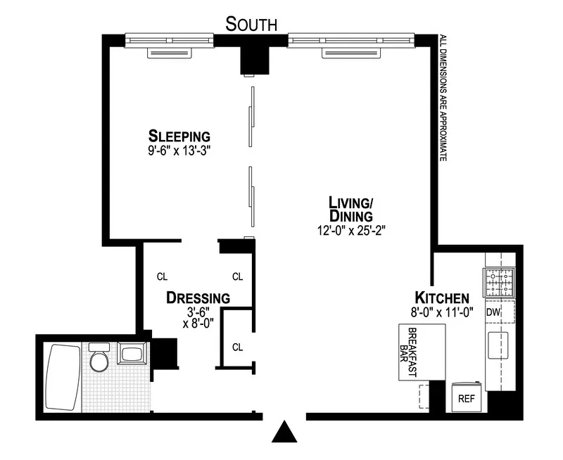 165 West 66th Street #14W in Lincoln Square, Manhattan