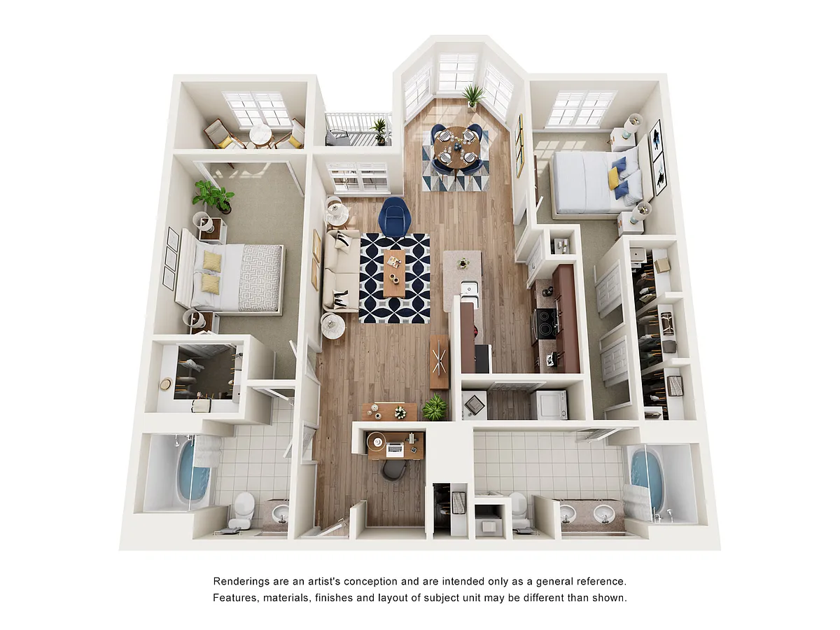 Floor plan 2X2