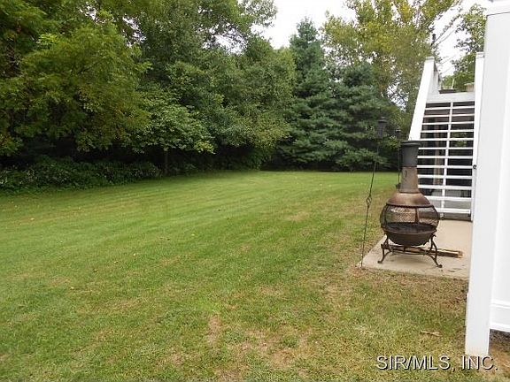 Back yard backup to woods