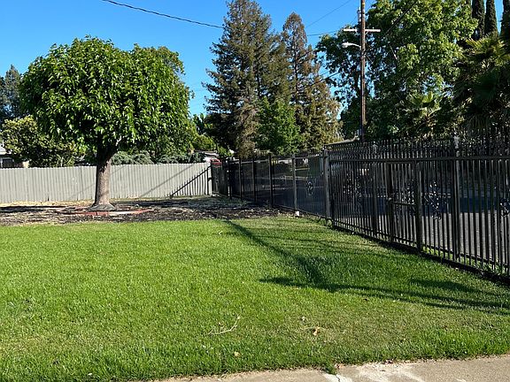 Front yard with gate
