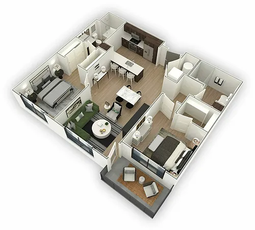 Floor plan B2