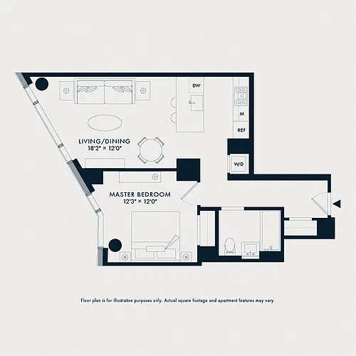 Floor plan Waterline 3: A2