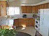 Eat-in kitchen with double ovens, microwave & pantry