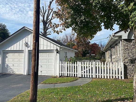 View from side yard